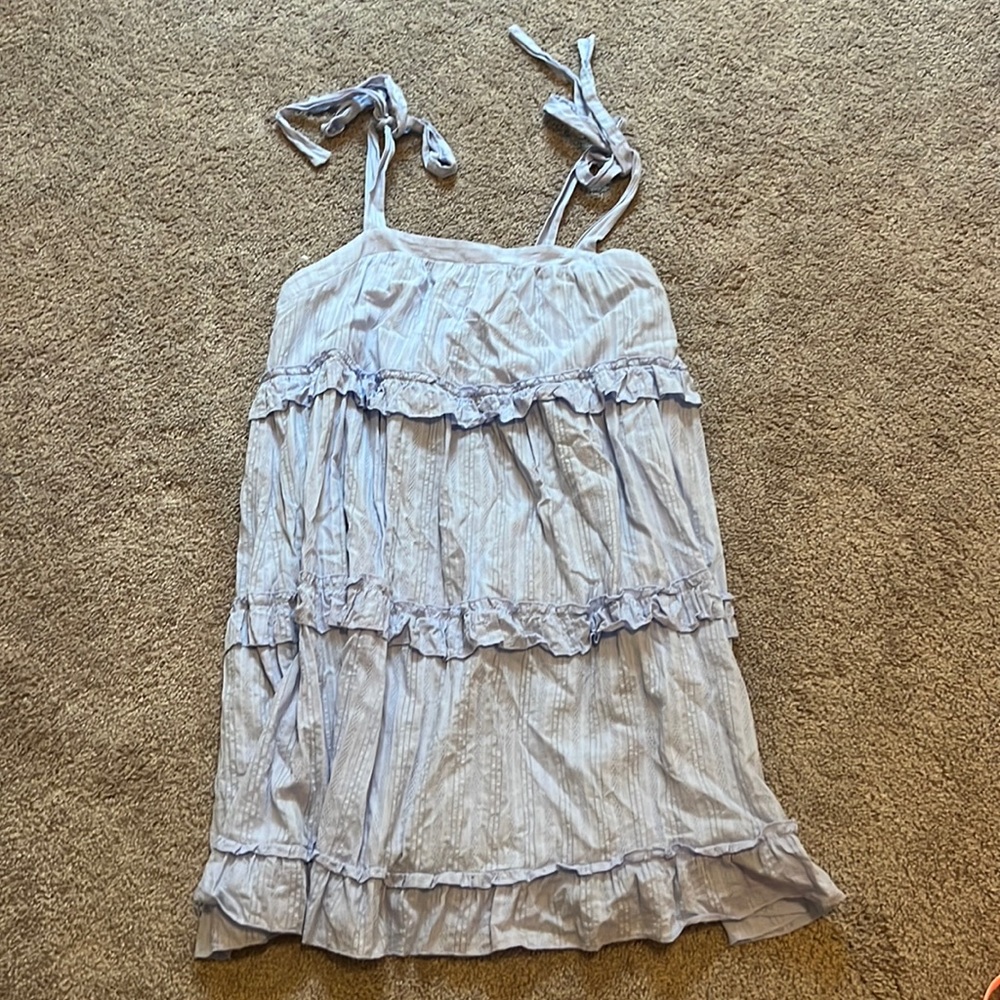Light Blue Boutique (Andree) Ruffle Dress - Size Large